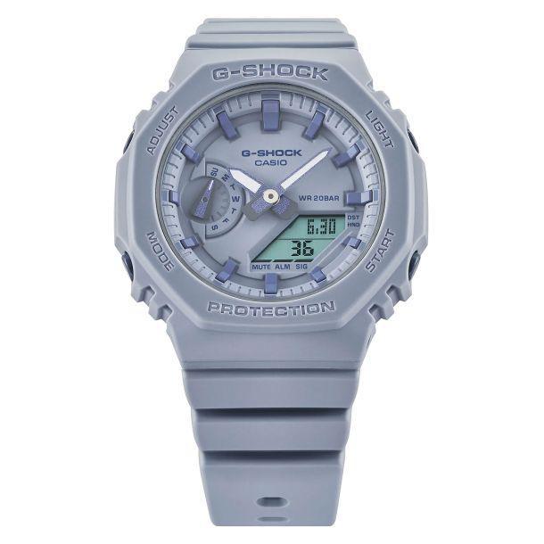 Casio G-Shock Analog-Digital Smoky Monochromatic Light Blue Watch | GMAS2100BA-2A2