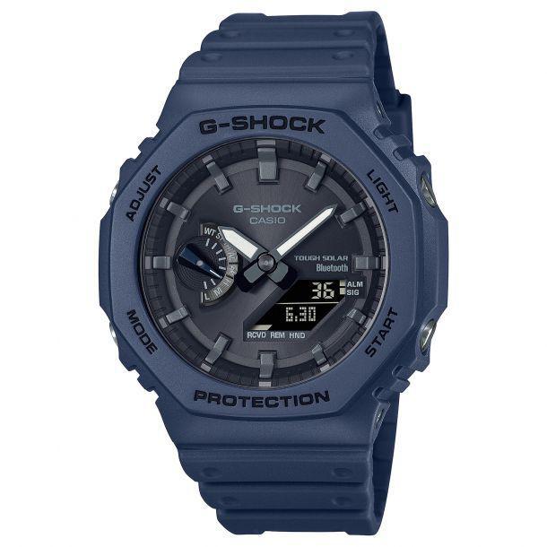 Casio G-Shock Analog-Digital Tough Solar Connected Navy Watch | GAB2100-2A