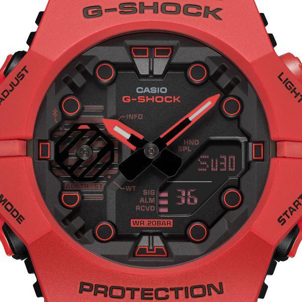 Casio G-Shock Analog-Digital Bluetooth Combi Red Resin Strap Watch | GAB001-4A