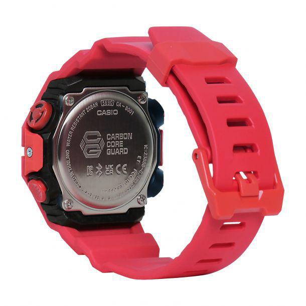 Casio G-Shock Analog-Digital Bluetooth Combi Red Resin Strap Watch | GAB001-4A