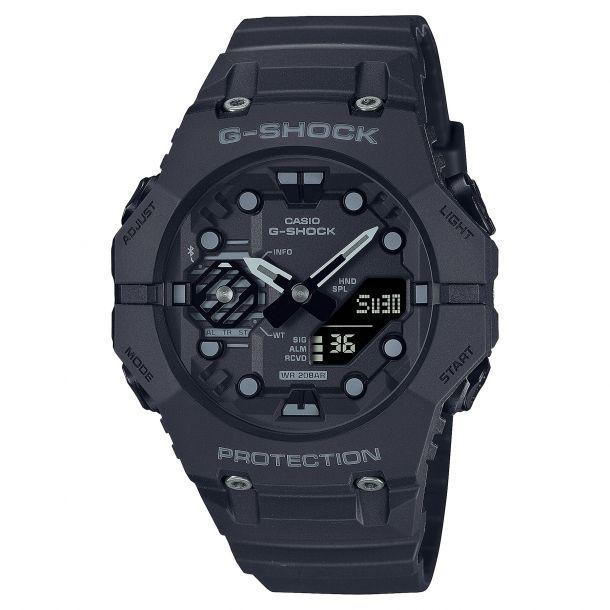 Casio G-Shock Analog-Digital Bluetooth Combi Black Resin Strap Watch | GAB001-1A