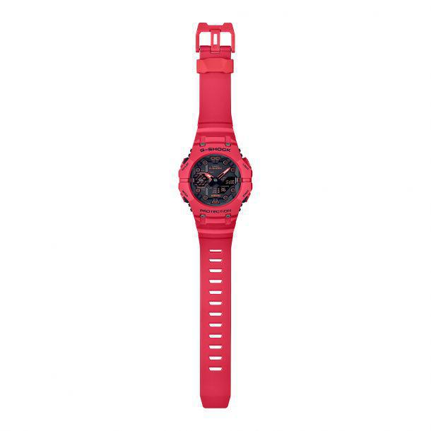 Casio G-Shock Analog-Digital Bluetooth Combi Red Resin Strap Watch | GAB001-4A