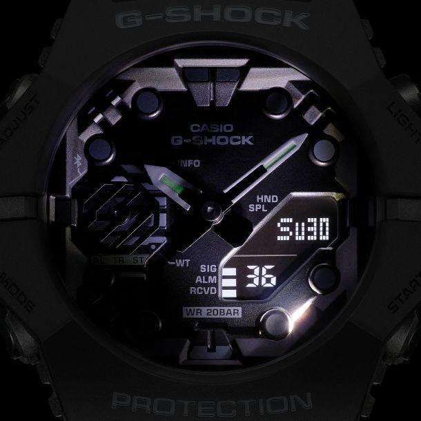 Casio G-Shock Analog-Digital Bluetooth Combi Black Resin Strap Watch | GAB001-1A