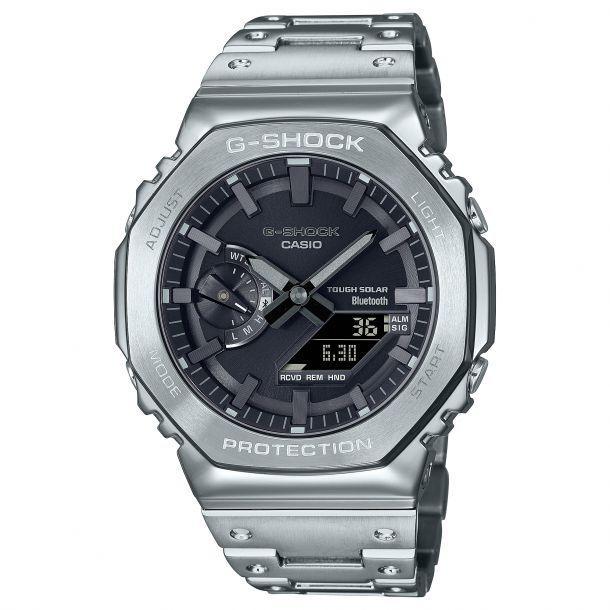 Casio G-Shock Full Metal Connected Solar Stainless Steel Watch | GMB2100D-1A